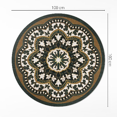 Tapis vinyle Motif végétal central