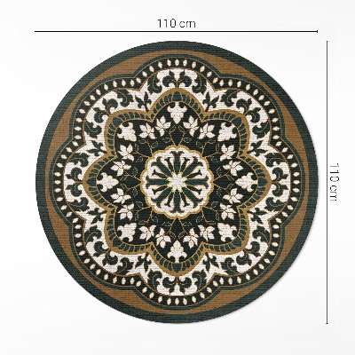 Tapis vinyle Motif végétal central