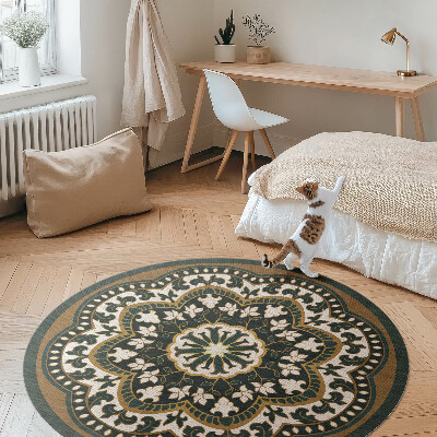 Tapis vinyle Motif végétal central