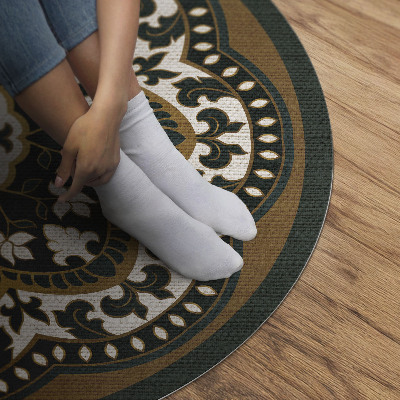 Tapis vinyle Motif végétal central