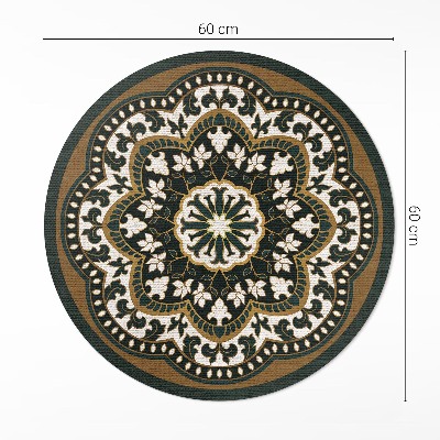 Tapis vinyle Motif végétal central