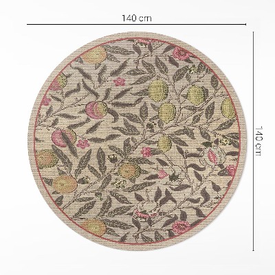 Tapis vinyle Fruits sur branches vintage rétro