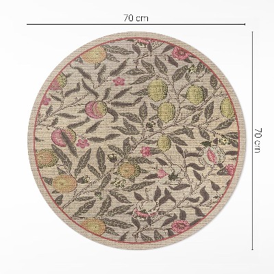 Tapis vinyle Fruits sur branches vintage rétro
