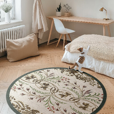 Tapis vinyle Ornements végétaux décoratifs