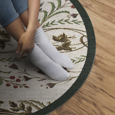 Tapis vinyle Ornements végétaux décoratifs