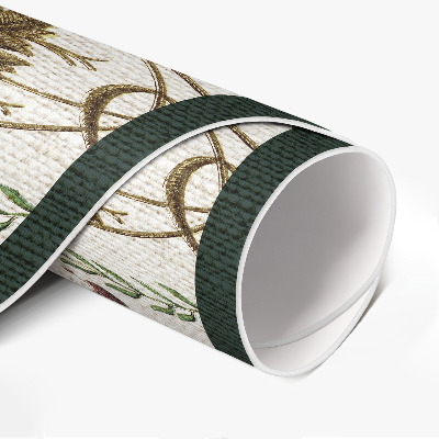 Tapis vinyle Ornements végétaux décoratifs