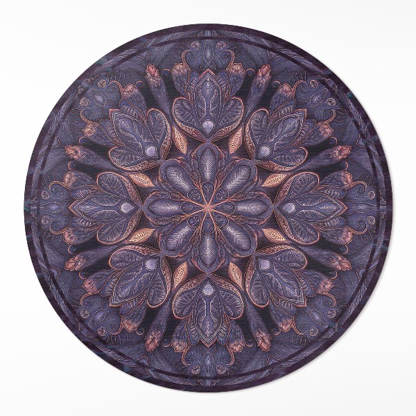 Tapis vinyle Motif décoratif oriental à motif végétal
