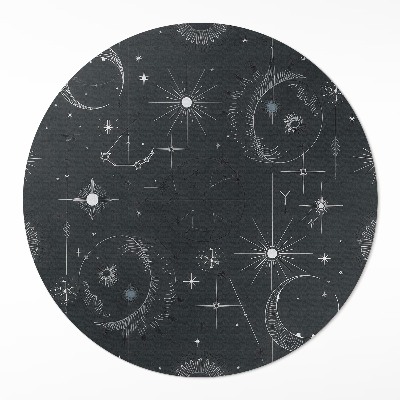 Tapis vinyle Astrologie spatiale, constellations, lunes