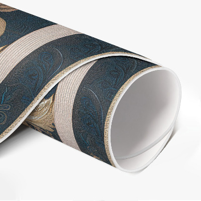 Tapis vinyle Formes abstraites et fleurs vintage