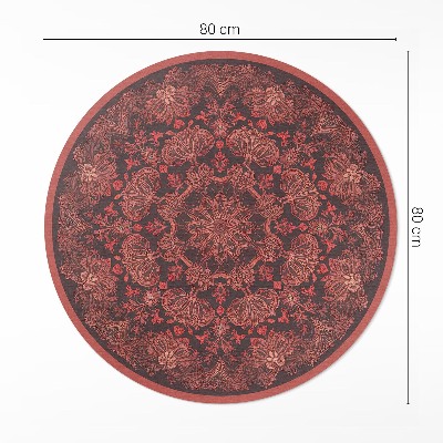 Tapis vinyle Motifs floraux andala épaissis vintage