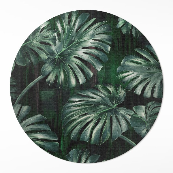 Tapis vinyle Feuilles de monstera tropicales