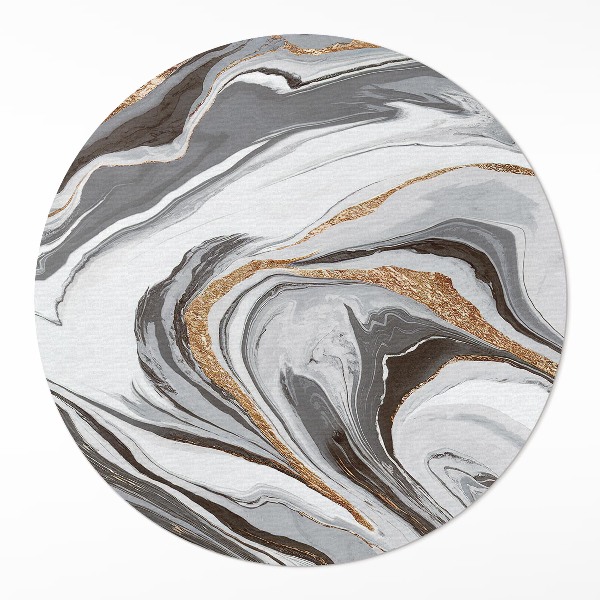 Tapis vinyle Abstraction décorative glamour en marbre