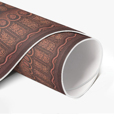 Tapis rond en vinyle Motif décoratif bohème mandala oriental