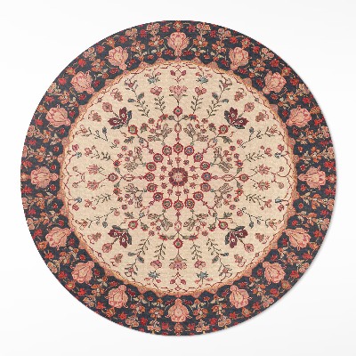 Tapis vinyle Motif floral vintage de style persan mandala