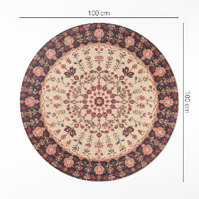 Tapis vinyle Motif floral vintage de style persan mandala