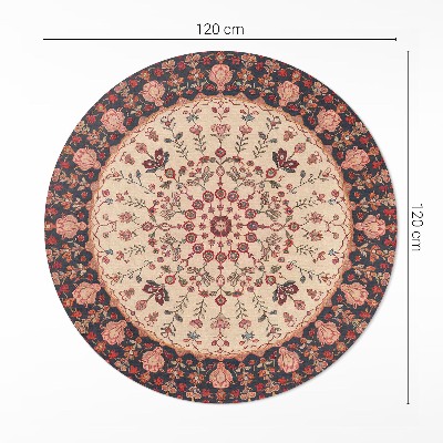 Tapis vinyle Motif floral vintage de style persan mandala
