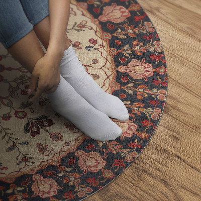 Tapis vinyle Motif floral vintage de style persan mandala