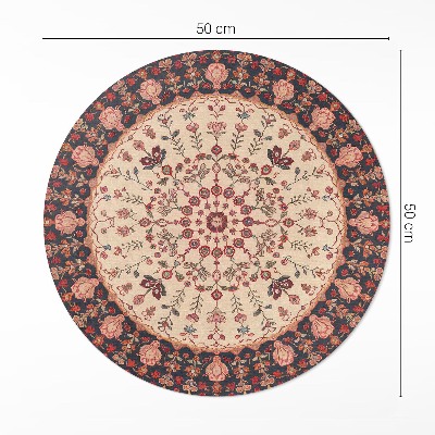 Tapis vinyle Motif floral vintage de style persan mandala
