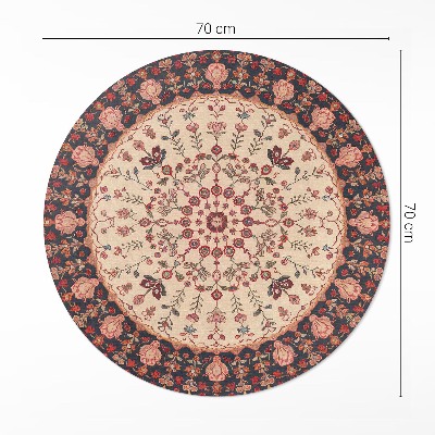 Tapis vinyle Motif floral vintage de style persan mandala
