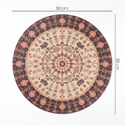 Tapis vinyle Motif floral vintage de style persan mandala