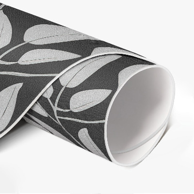 Tapis vinyle Branches lumineuses délicates, contraste, bohème