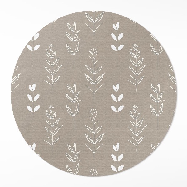 Tapis vinyle Feuilles et brindilles bohèmes subtiles