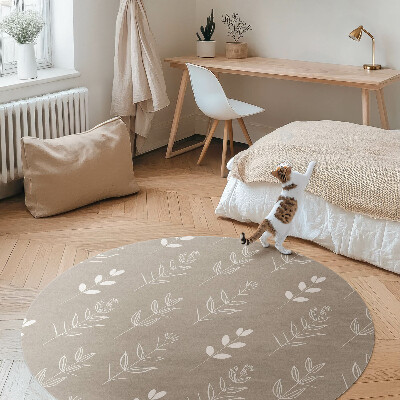 Tapis vinyle Feuilles et brindilles bohèmes subtiles