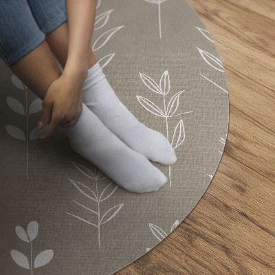 Tapis vinyle Feuilles et brindilles bohèmes subtiles