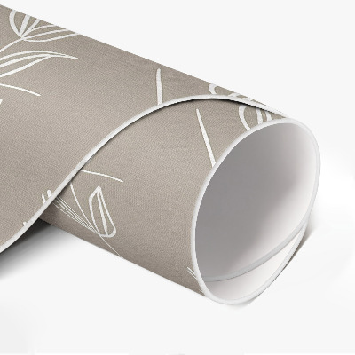 Tapis vinyle Feuilles et brindilles bohèmes subtiles