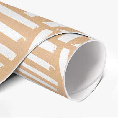 Tapis rond en vinyle Motif bohème abstrait minimaliste