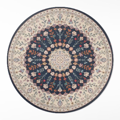 Tapis vinyle Motif de style persan avec végétation vintage