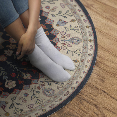 Tapis vinyle Motif de style persan avec végétation vintage