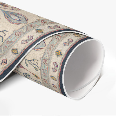 Tapis vinyle Motif de style persan avec végétation vintage