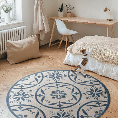 Tapis vinyle Carreaux délicats de style vintage portugais