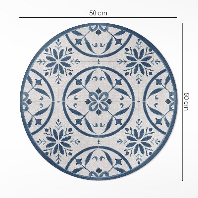 Tapis vinyle Carreaux délicats de style vintage portugais