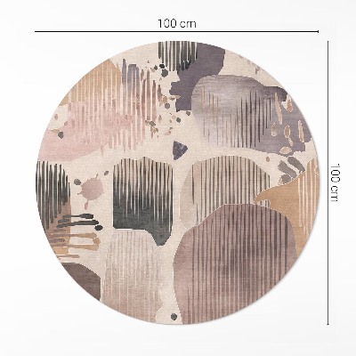 Tapis vinyle Formes abstraites et épurées, style bohème