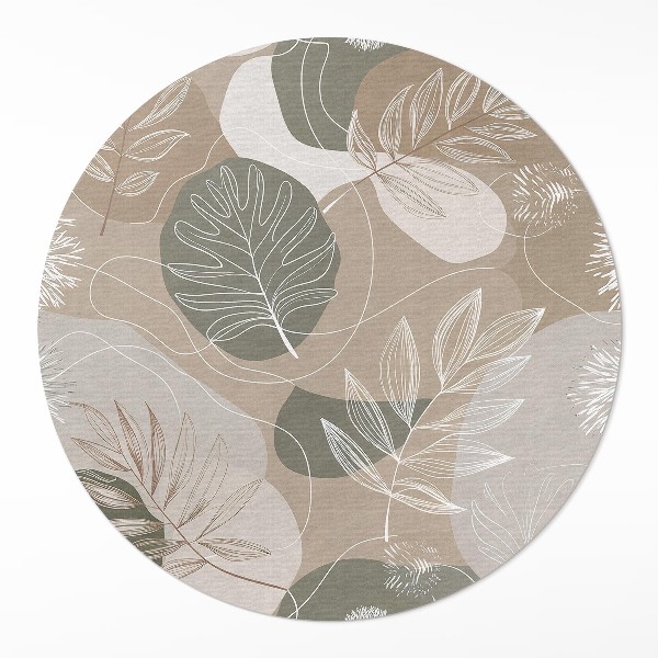 Tapis vinyle Feuilles bohèmes linéaires