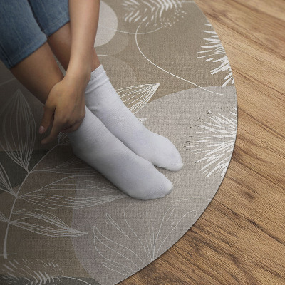 Tapis vinyle Feuilles bohèmes linéaires
