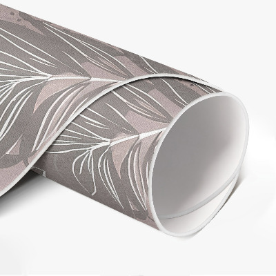 Tapis vinyle Feuilles linéaires fluides taches bohèmes