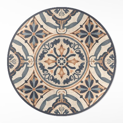 Tapis vinyle Mosaïque antique avec un motif végétal vintage