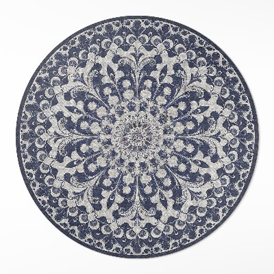 Tapis vinyle Kaléidoscope de fleurs rétro
