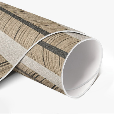 Tapis rond en vinyle Géométrie du sable