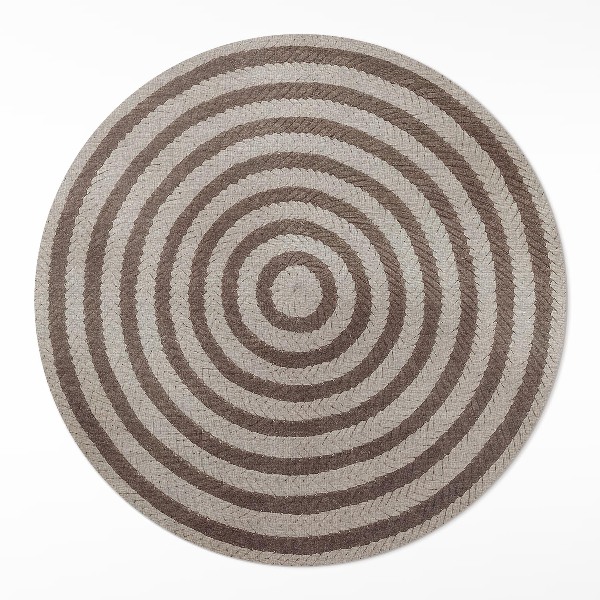 Tapis vinyle Imitation de ficelle tressée
