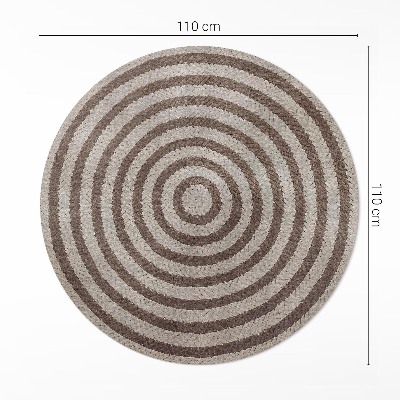 Tapis vinyle Imitation de ficelle tressée