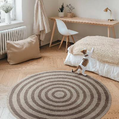 Tapis vinyle Imitation de ficelle tressée