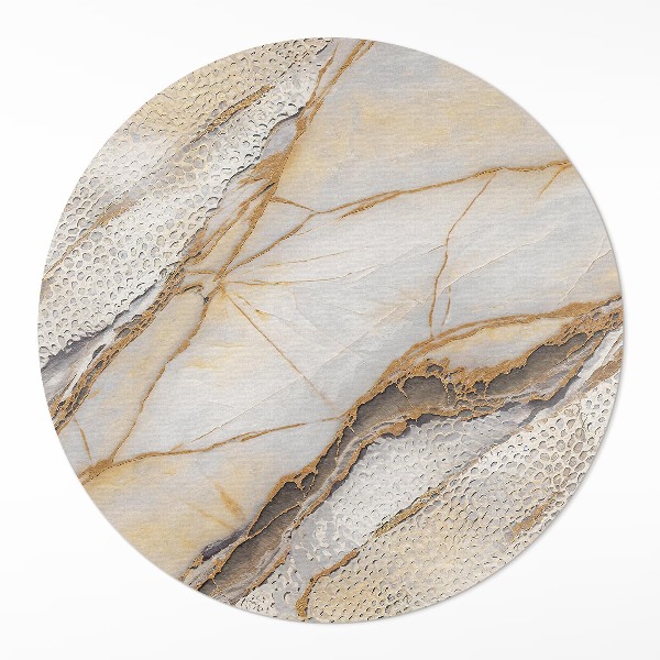 Tapis vinyle La chaleur du marbre élégant