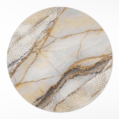 Tapis vinyle La chaleur du marbre élégant