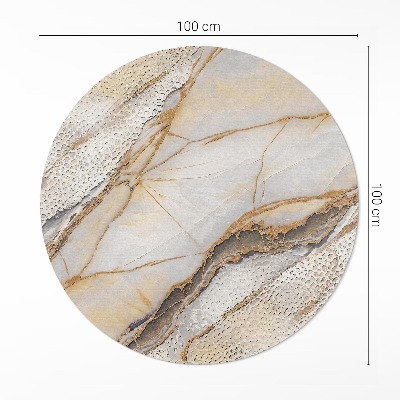 Tapis vinyle La chaleur du marbre élégant