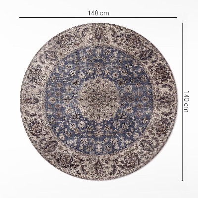 Tapis vinyle Ornements persans dans les tons bleus