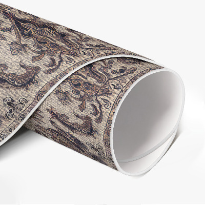 Tapis vinyle Ornements persans dans les tons bleus